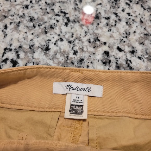 Madewell Womens 2 Tall The Harlow Wide-Leg Trouser Casual Pleated Tan Khaki - Picture 3 of 14